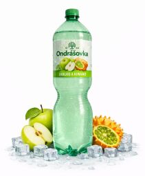 Ondrášovka Jemně perlivá s příchutí jablko a kiwano 1,5l